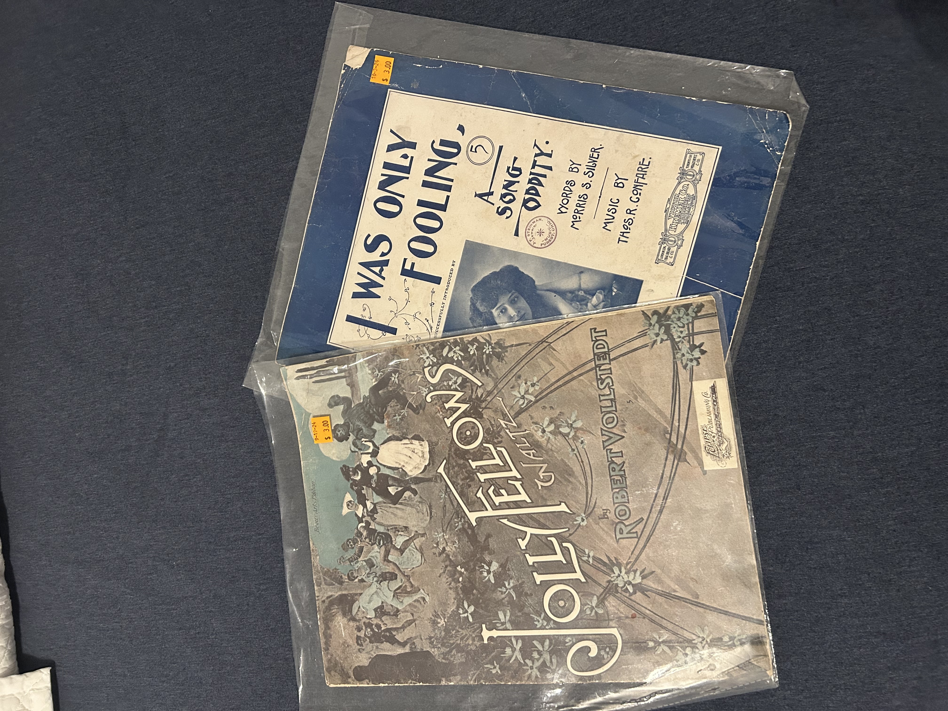 vintage sheet music